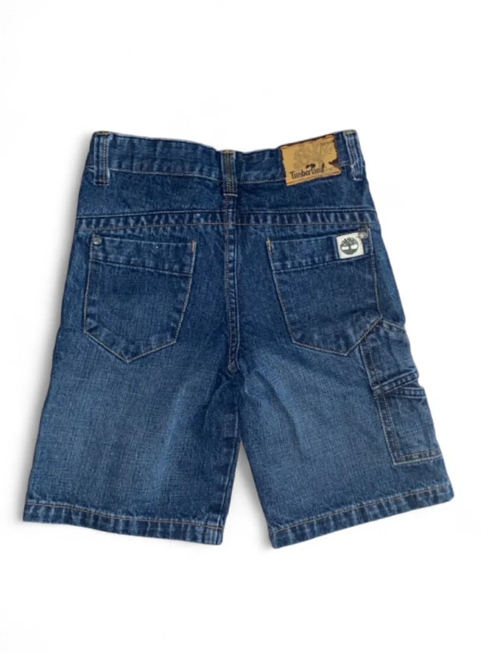 Timberland Men's Dark Blue Denim Carpenter Shorts